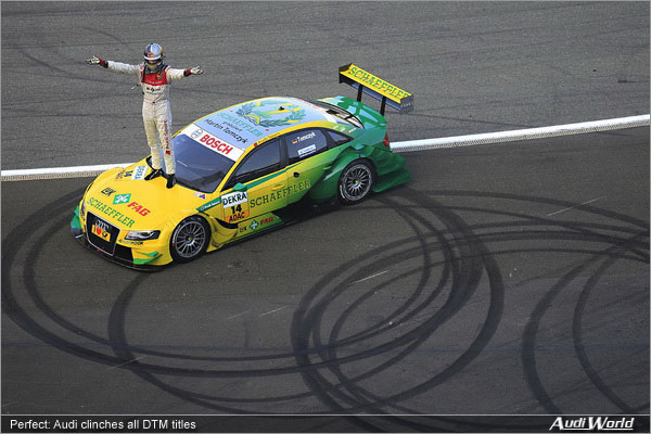 Perfect: Audi clinches all DTM titles