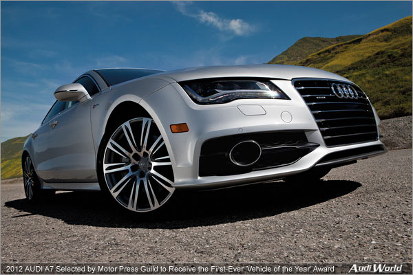 2012 AUDI A7 Selected by Motor Press Guild to Receive the First-Ever 'Vehicle of the Year' Award