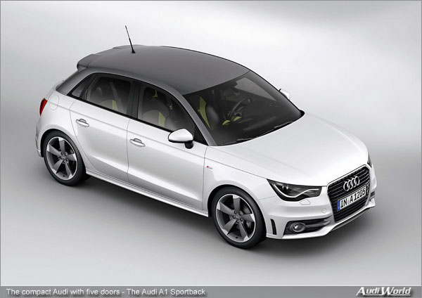 The compact Audi with five doors - The Audi A1 Sportback - AudiWorld