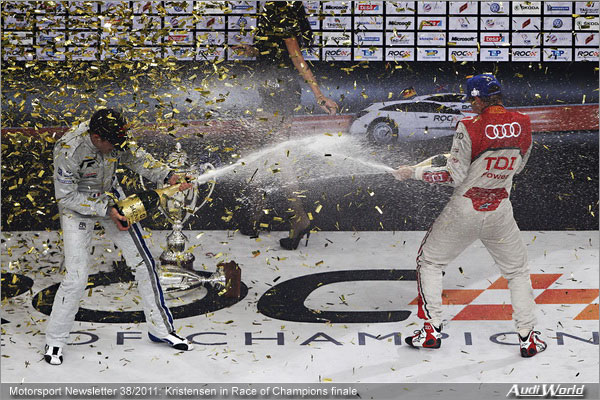 Motorsport Newsletter 38/2011: Kristensen in Race of Champions   finale