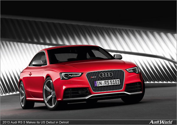 2013 Audi RS 5 Makes its US Debut in Detroit