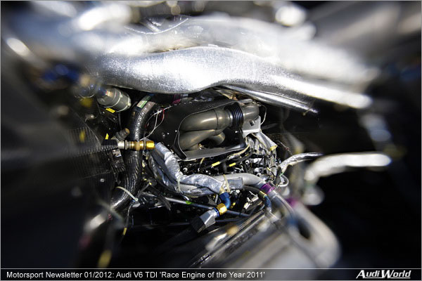 Motorsport Newsletter 01/2012: Audi V6 TDI 'Race Engine of the   Year 2011'