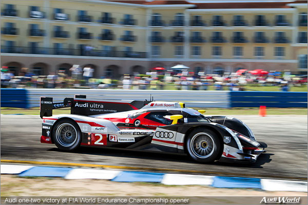 Audi one-two victory at FIA World Endurance Championship opener