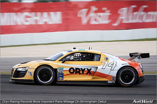 Oryx Racing Records More Important Race Mileage On Birmingham Debut