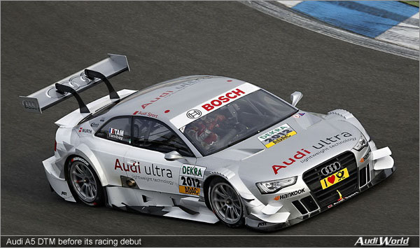Audi A5 DTM before its racing debut