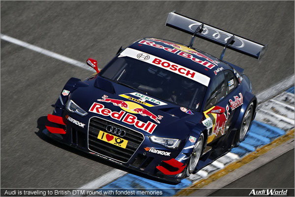Audi is traveling to British DTM round with fondest memories