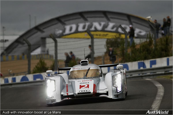 Audi with innovation boost at Le Mans