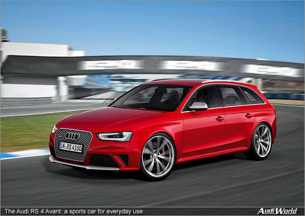 The Audi RS 4 Avant: a sports car for everyday use