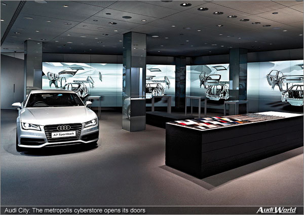 Audi City: The metropolis cyberstore opens its doors