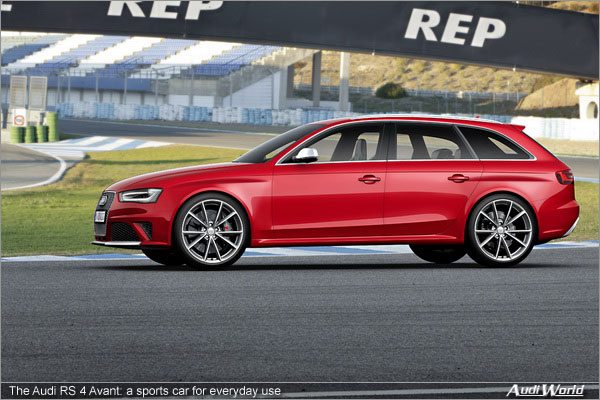 The Audi RS 4 Avant: a sports car for everyday use