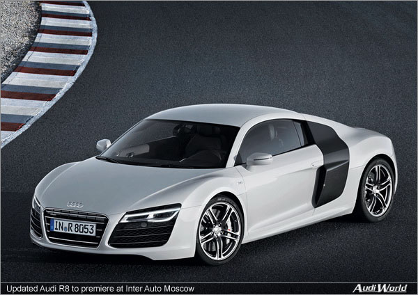 Updated R8 to launch at Inter Auto Moscow 2012
