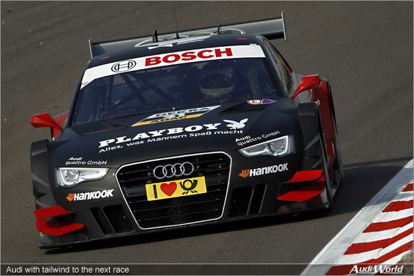 Audi with tailwind to the next race