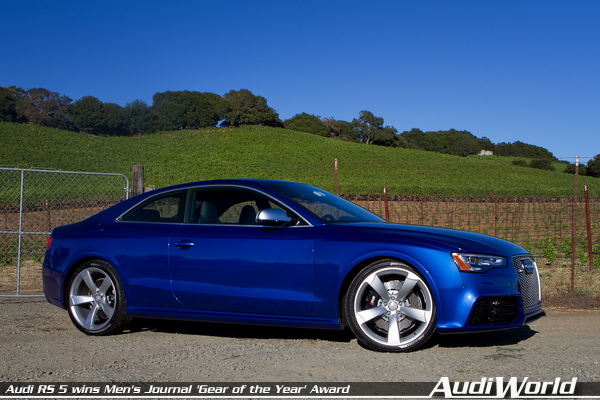 Audi RS 5 wins Men's Journal 'Gear of the Year' Award