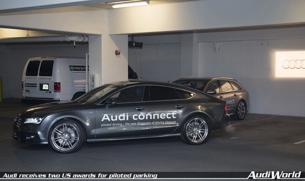 Audi receives two US awards for piloted parking