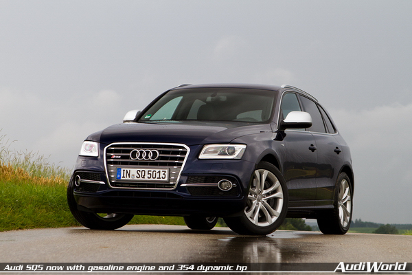 Audi SQ5 now with gasoline engine and 354 dynamic hp