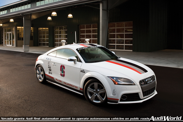 Nevada grants Audi the first automaker permit to operate autonomous vehicles on public roads