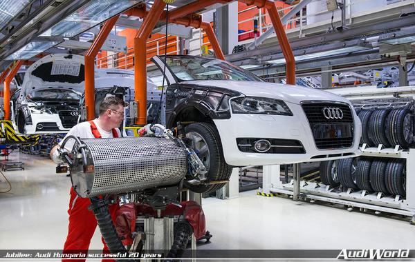 Jubilee: Audi Hungaria successful 20 years