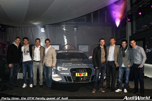 Party time: the DTM family guest of Audi