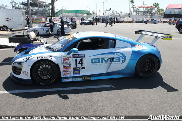 Hot Laps in the GMG Racing Pirelli World Challenge Audi R8 LMS