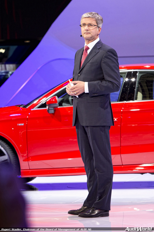 Rupert Stadler, Chairman of the Board of Management of AUDI AG - Speech to the Audi Press Conference Auto Show Shanghai