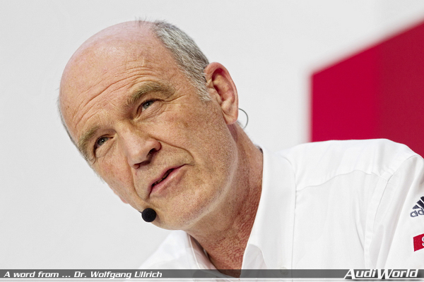 A word from ... Dr. Wolfgang Ullrich