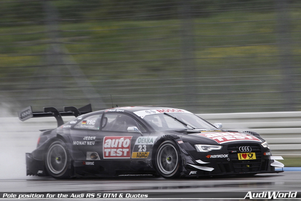 Pole position for the Audi RS 5 DTM & Quotes