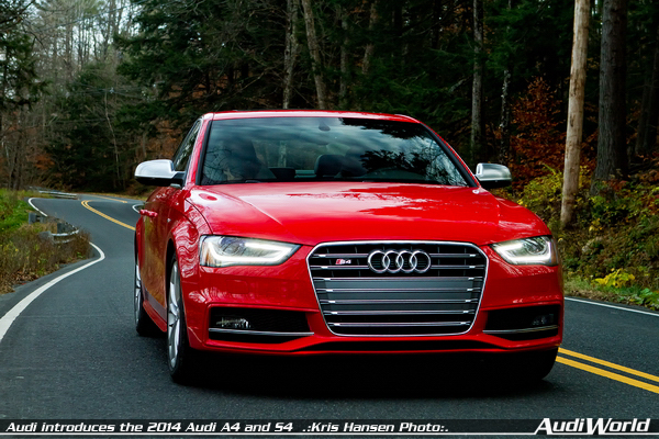 Audi introduces the 2014 Audi A4 and S4