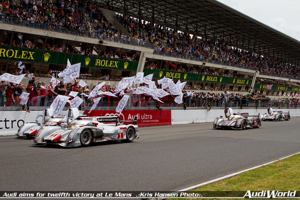 Audi aims for twelfth victory at Le Mans