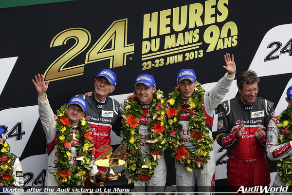 Quotes after the Audi victory at Le Mans
