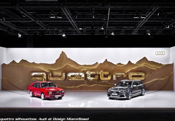quattro silhouettes: Audi at Design Miami/Basel