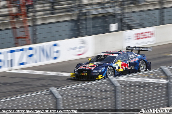 Quotes after qualifying at the Lausitzring