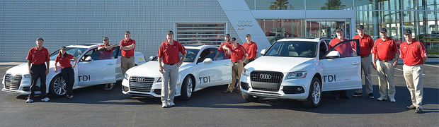 Audi TDI® models smash fuel economy ratings during cross-country efficiency drive