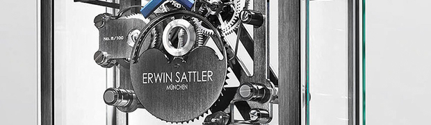 Timeless technology: the Erwin Sattler table clock by Audi design