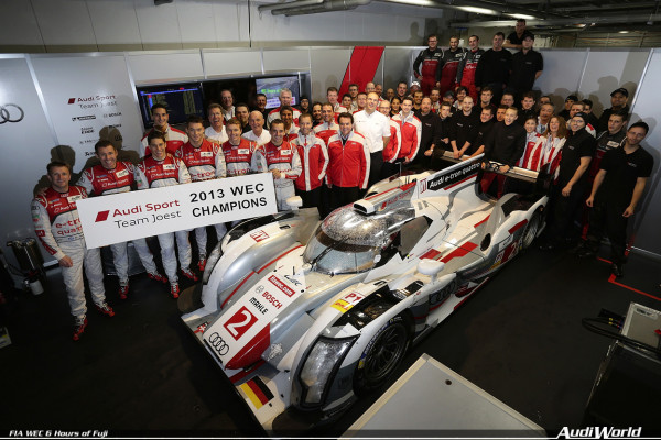 Audi Sport Team Joest2013 WEC Champions