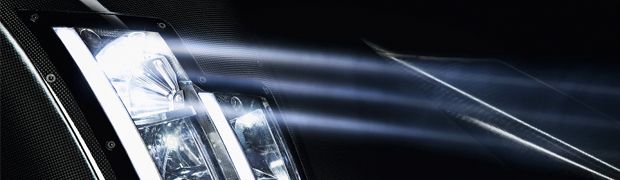Laser light assists the Audi drivers at Le Mans