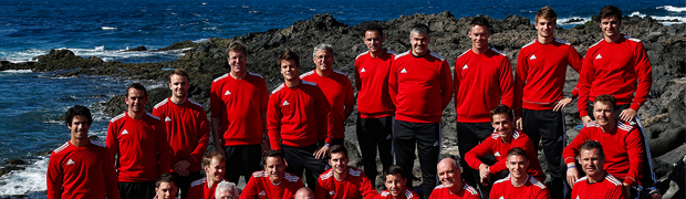 Audi team prepares in Lanzarote