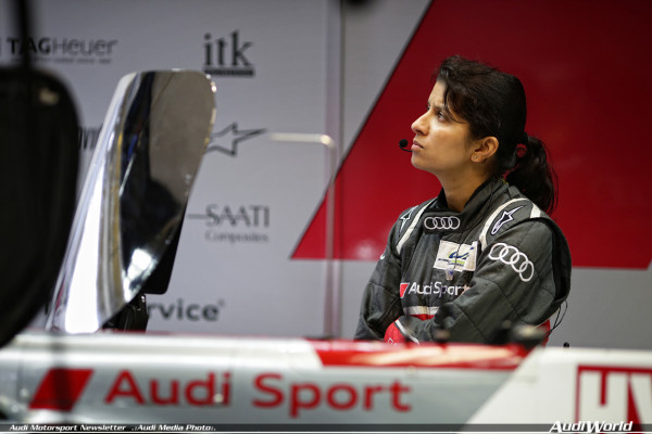Leena Gade (Race Engineer Audi R18 e-tron quattro #1)Le Mans 24h Test Day