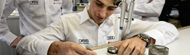 Audi drivers visit watch partner Oris