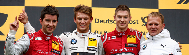 Double podium for Audi in the DTM: At the Nürburgring