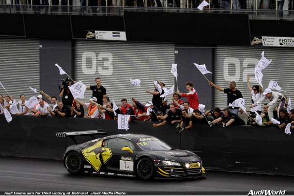 Der Audi R8 LMS von Phoenix Racing gewann 2012 die 12 Stunden von Bathurst.