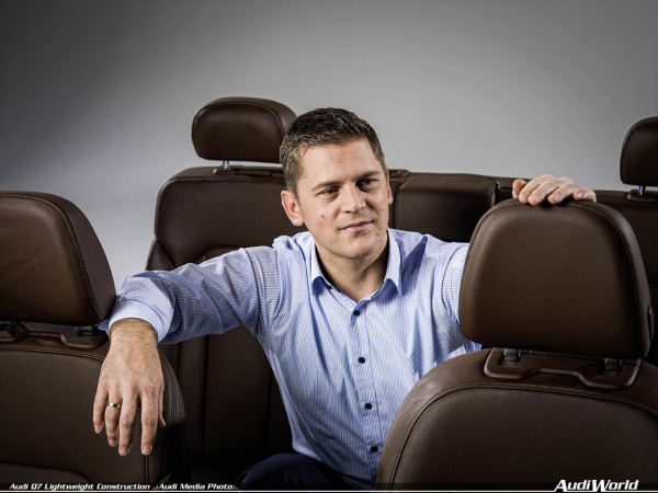 Marcus Haberer, technische Entwicklung Sitze Audi Q7.