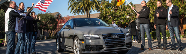 550 mile piloted drive from Silicon Valley to Las Vegas:  long distance test in the Audi A7 Sportback piloted driving concept car