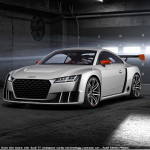 Tremendous thrust right from the start:  the Audi TT clubsport turbo technology concept car
