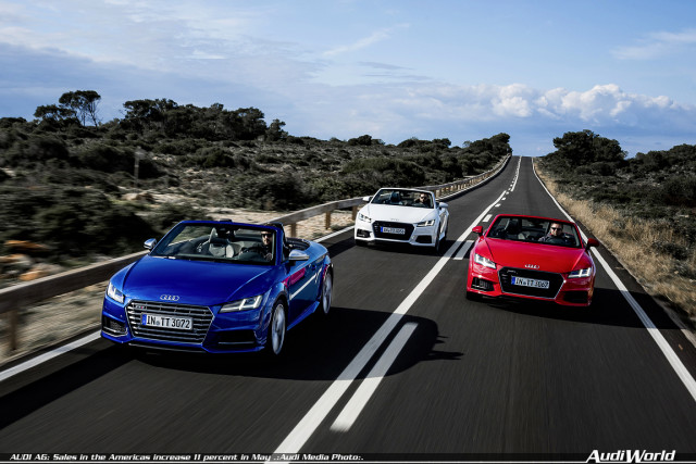 AUDI AG: Sales in the Americas increase 11 percent in May