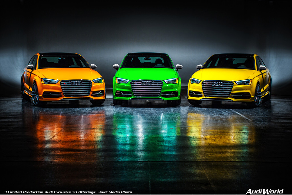 3 Limited Production Audi Exclusive S3 Offerings