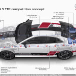 Record: Audi RS 5 TDI competition concept drives to record time on the Sachsenring track