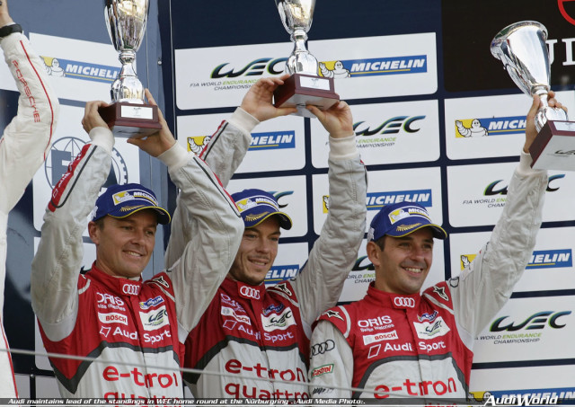 Audi maintains lead of the standings in WEC home round at the Nürburgring