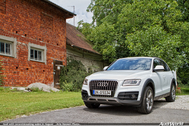 Audi with record-breaking sales in August