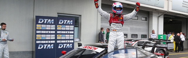 ​Audi driver Molina celebrates first DTM victory