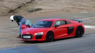 New ‘Top Gear’ Host Gets Car Sick While Riding in an Audi R8 V10